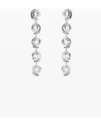 Desigual - Cascade Spiral Earrings-Plated Zalio - Lyst