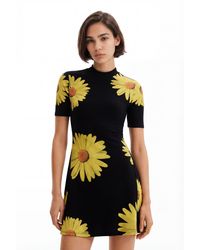 Desigual - Christian Lacroix Short Daisy Dress, Viscose - Lyst