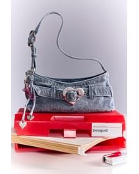 Desigual - Small Denim Bag, Cotton - Lyst