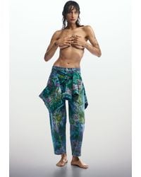 Desigual - Garden Balloon Jeans, Cotton - Lyst