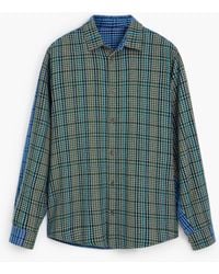 Desigual - Flannel Check Shirt, Cotton - Lyst
