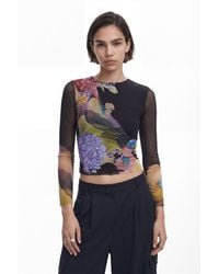 Desigual - Tulle T-Shirt M. Christian Lacroix, Polyester - Lyst