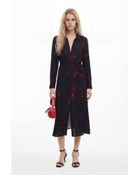 Desigual - Midi Shirt Dress M. Christian Lacroix, Viscose - Lyst