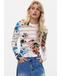 Desigual - Printed Sweater - Lyst