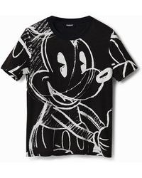 Desigual - Disney's Mickey Mouse T-shirt - Lyst