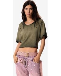 Desigual - Hooded T-Shirt Masha Popova, Cotton - Lyst