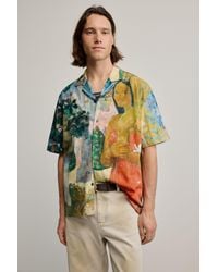 Desigual - Printed Gaugin Shirt, Cotton - Lyst