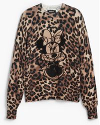 Desigual - Minnie Animal Print Sweater - Lyst