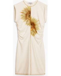 Desigual - Short Sunflower Lyocell Dress, Lyocell - Lyst