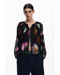 Desigual - Floral Blouse - Lyst