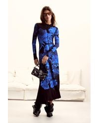Desigual - Long Floral Dress M. C. Lacroix, Viscose - Lyst