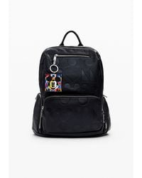 Desigual - Mickey Mouse Embossed Backpack - Lyst