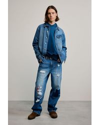 Desigual - Patched Jeans, Cotton - Lyst