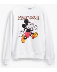 Desigual - Mickey Mouse Sweatshirt, Cotton - Lyst