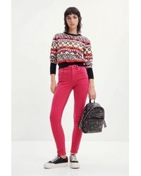 Desigual - Push-Up Skinny Jeans, Cotton - Lyst