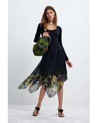 Desigual - Long-Sleeved Midi Dress M. C. Lacroix - Lyst