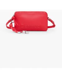 Desigual - Medium Crossbody Wallet With Logo - Lyst