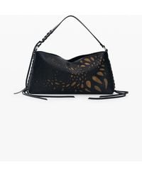 Desigual - Medium Perforated Shoulder Bag, Polyurethane - Lyst