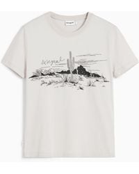 Desigual - Short-Sleeve Landscape T-Shirt, Cotton - Lyst