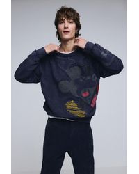 Desigual - Mickey Mouse Tie-Dye Sweatshirt, Cotton - Lyst