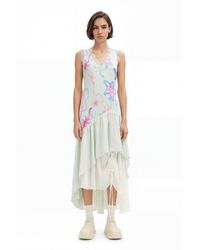 Desigual - Collina Strada Long Multilayered Strappy Dress - Lyst