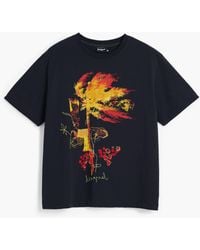 Desigual - Palm Tree T-Shirt, Cotton - Lyst