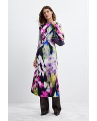 Desigual - Long Printed Dress M. C. Lacroix, Viscose - Lyst