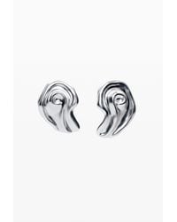 Desigual - Plated Shell Earrings Zalio - Lyst