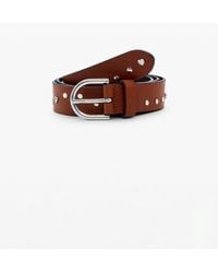 Desigual - Studded Belt, Polyurethane - Lyst