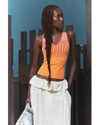 Desigual - Sleeveless Knit T-Shirt - Lyst