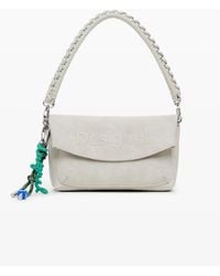 Desigual - Medium 3D Logo Flap Bag, Polyurethane - Lyst
