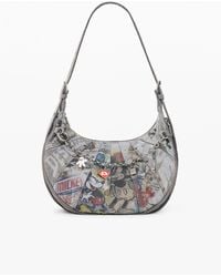 Desigual - Medium Denim Bag Disney - Lyst