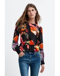 Desigual - Printed Blouse. C. Lacroix, Viscose - Lyst