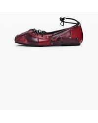 Desigual - Ballerina With Laces, Polyurethane - Lyst