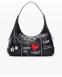Desigual - Large Message Bag, Polyamide - Lyst