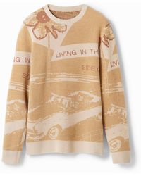 Desigual - Jersey Jacquard Coche - Lyst