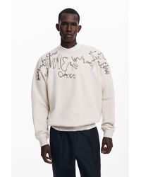 Desigual - Sudadera Bordados - Lyst