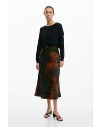 Desigual - 2-In-1 Dress With Animal Print - Lyst