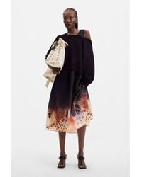 Desigual - 2-In-1 Midi Dress - Lyst