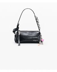 Desigual - Small Bag With Charms, Polyurethane - Lyst