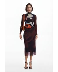 Desigual - Multi-Position Midi Dress, Polyester - Lyst