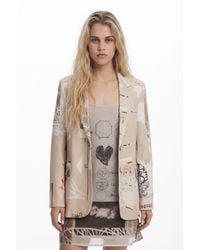 Desigual - Jacket Designed By Mr. Christian Lacroix, Cotton - Lyst