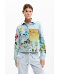 Desigual - Amalfi Denim Jacket, Cotton - Lyst