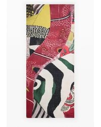 Desigual - Printed Foulard, Viscose - Lyst