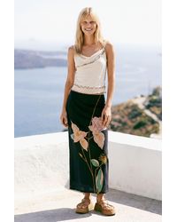 Desigual - Long Printed Skirt, Polyester - Lyst