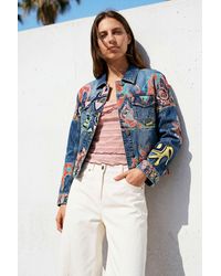 Desigual - Printed Jacket 100% Cotton, Cotton - Lyst