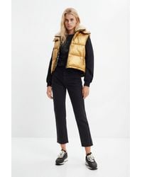Desigual - Straight Cropped Jeans, Cotton - Lyst