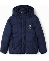 Desigual - Padded Hooded Jacket - Lyst