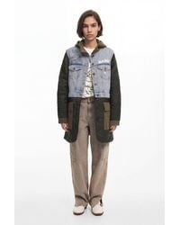 Desigual - Hybrid Parka With Mickey Hood, Cotton - Lyst