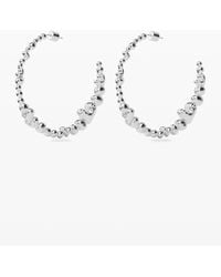 Desigual - Zalio-Plated Heart Hoop Earrings - Lyst